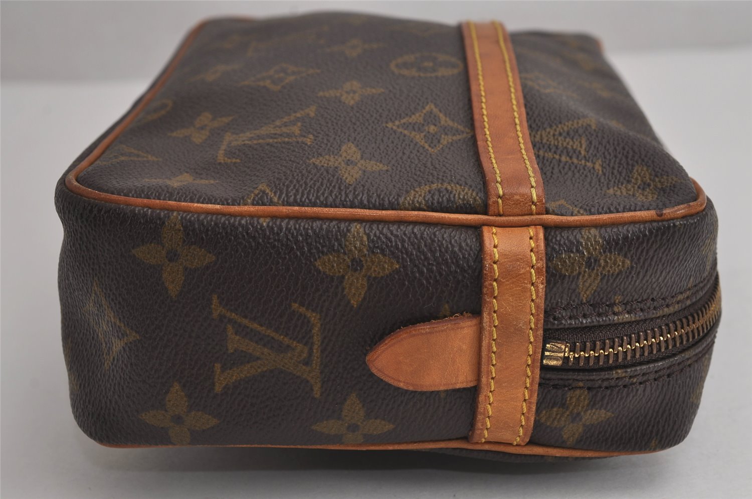 Authentic Louis Vuitton Monogram Compiegne 23 Clutch Hand Bag M51847 LV 7444J