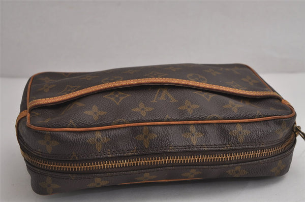 Authentic Louis Vuitton Monogram Compiegne 23 Clutch Hand Bag M51847 LV 7444J