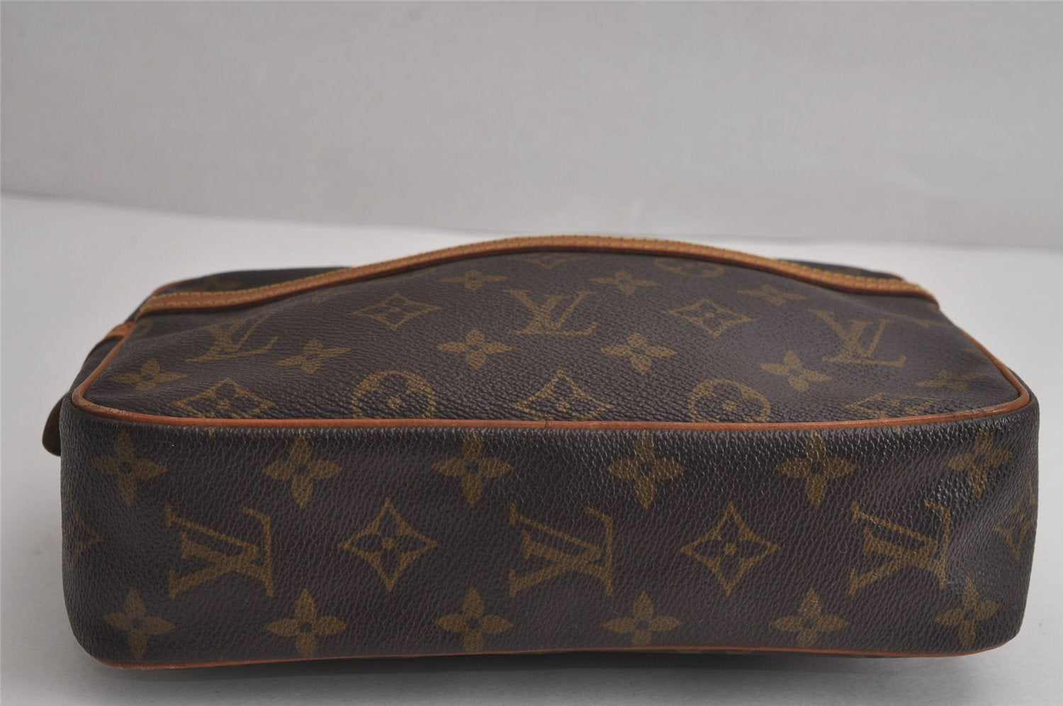 Authentic Louis Vuitton Monogram Compiegne 23 Clutch Hand Bag M51847 LV 7444J