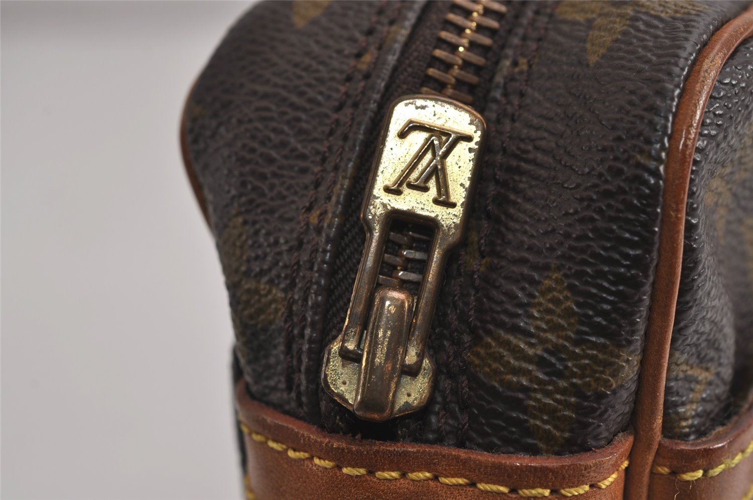 Authentic Louis Vuitton Monogram Compiegne 23 Clutch Hand Bag M51847 LV 7444J