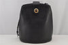 Authentic Louis Vuitton Epi Cluny Shoulder Bag Purse Black M52252 LV 7445J