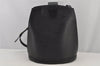 Authentic Louis Vuitton Epi Cluny Shoulder Bag Purse Black M52252 LV 7445J