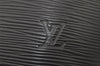 Authentic Louis Vuitton Epi Cluny Shoulder Bag Purse Black M52252 LV 7445J