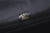 Authentic GUCCI Vintage Clutch Hand Bag Purse Leather Black 7446I