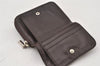 Authentic BOTTEGA VENETA Leopard Nylon Leather Bifold Wallet Purse Brown 7446K