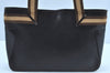 Authentic GUCCI Sherry Line Shoulder Bag Purse Leather 0021135 Black 7447G