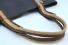 Authentic GUCCI Sherry Line Shoulder Bag Purse Leather 0021135 Black 7447G