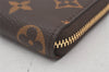 Authentic Louis Vuitton Monogram Zippy Coin Purse Case M60067 LV 7447K