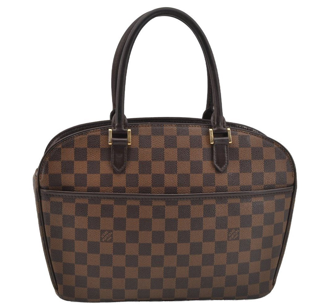 Authentic Louis Vuitton Damier Sarria Horizontal Hand Bag N51282 LV 7452I