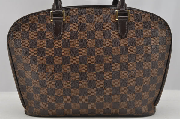 Authentic Louis Vuitton Damier Sarria Horizontal Hand Bag N51282 LV 7452I