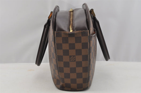 Authentic Louis Vuitton Damier Sarria Horizontal Hand Bag N51282 LV 7452I
