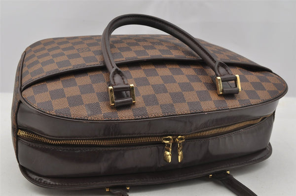 Authentic Louis Vuitton Damier Sarria Horizontal Hand Bag N51282 LV 7452I
