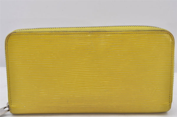 Authentic Louis Vuitton Epi Zippy Long Wallet Purse Yellow M60436 LV 7452K