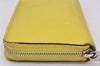 Authentic Louis Vuitton Epi Zippy Long Wallet Purse Yellow M60436 LV 7452K