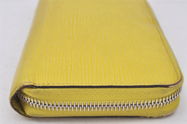 Authentic Louis Vuitton Epi Zippy Long Wallet Purse Yellow M60436 LV 7452K