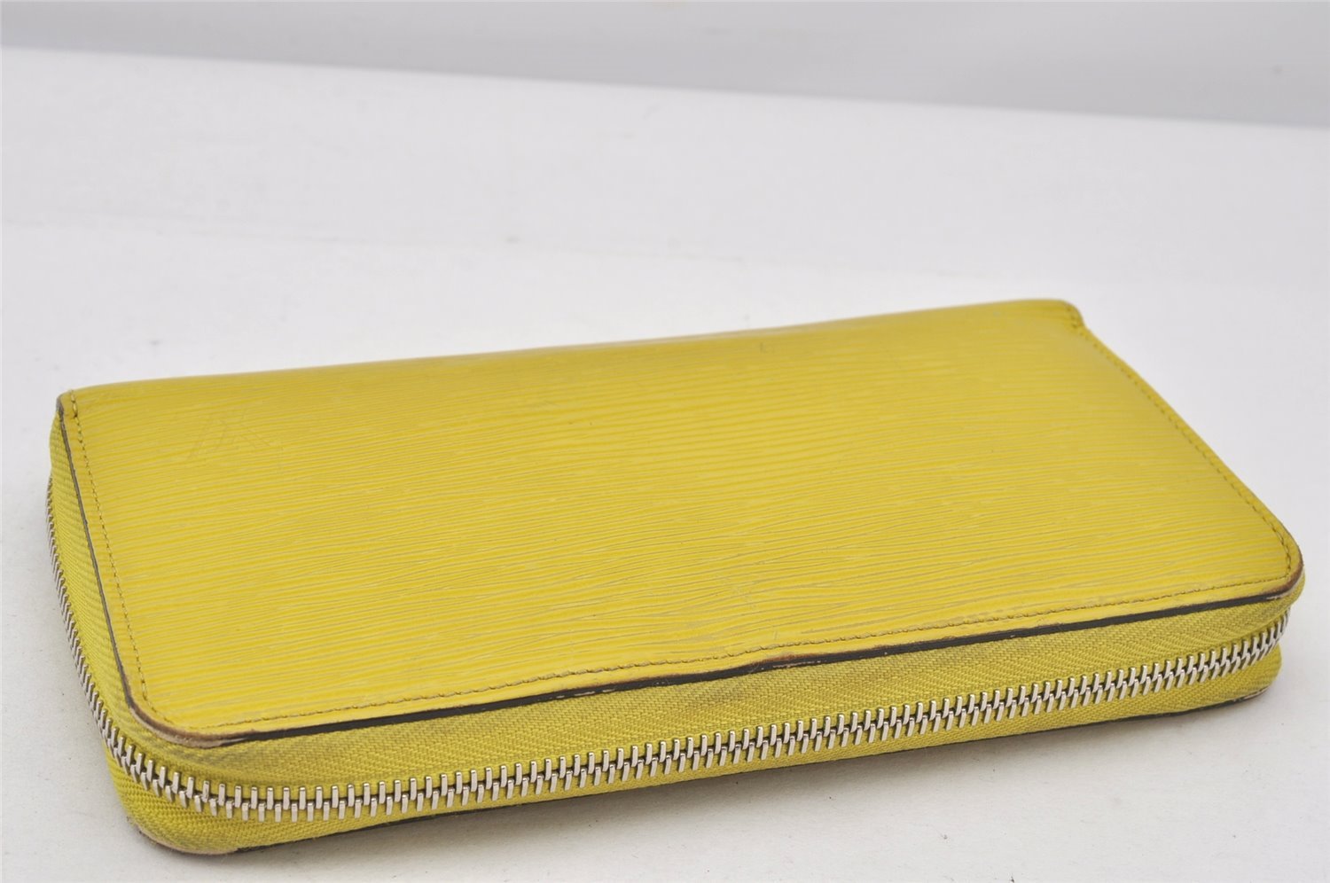 Authentic Louis Vuitton Epi Zippy Long Wallet Purse Yellow M60436 LV 7452K