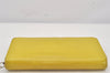 Authentic Louis Vuitton Epi Zippy Long Wallet Purse Yellow M60436 LV 7452K