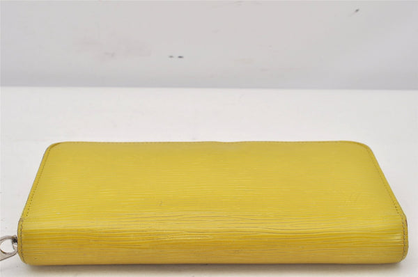 Authentic Louis Vuitton Epi Zippy Long Wallet Purse Yellow M60436 LV 7452K