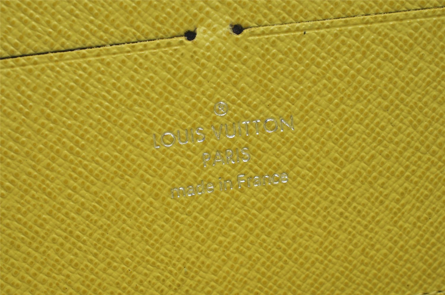 Authentic Louis Vuitton Epi Zippy Long Wallet Purse Yellow M60436 LV 7452K