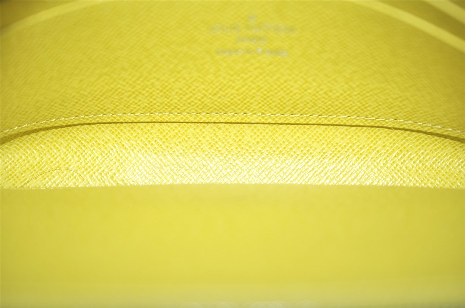 Authentic Louis Vuitton Epi Zippy Long Wallet Purse Yellow M60436 LV 7452K