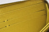 Authentic Louis Vuitton Epi Zippy Long Wallet Purse Yellow M60436 LV 7452K