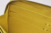 Authentic Louis Vuitton Epi Zippy Long Wallet Purse Yellow M60436 LV 7452K