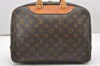 Authentic Louis Vuitton Monogram Deauville Hand Bag M47270 LV 7453K