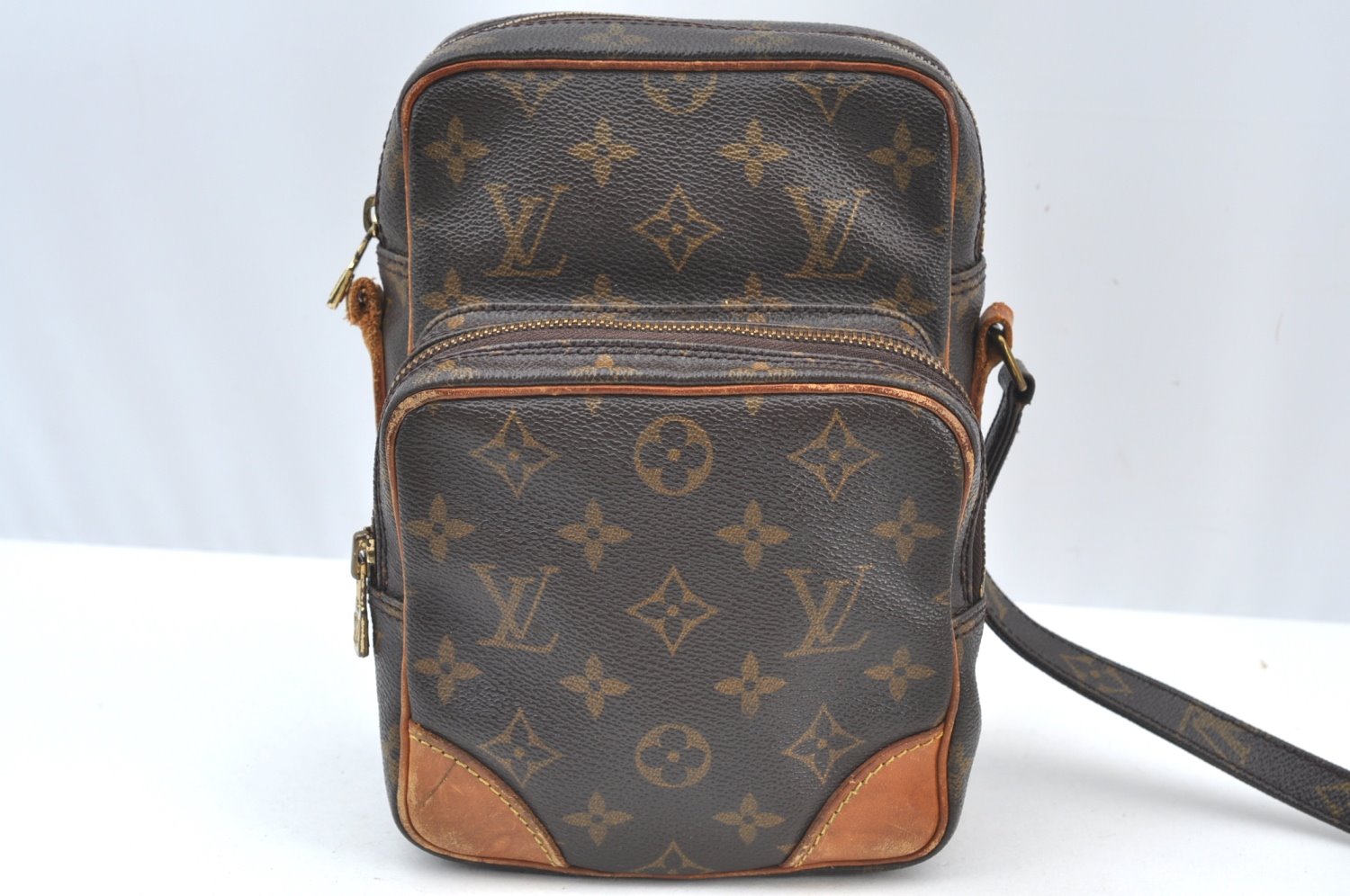 Auth Louis Vuitton Monogram Amazone Shoulder Cross Body Bag M45236 Junk 7454F