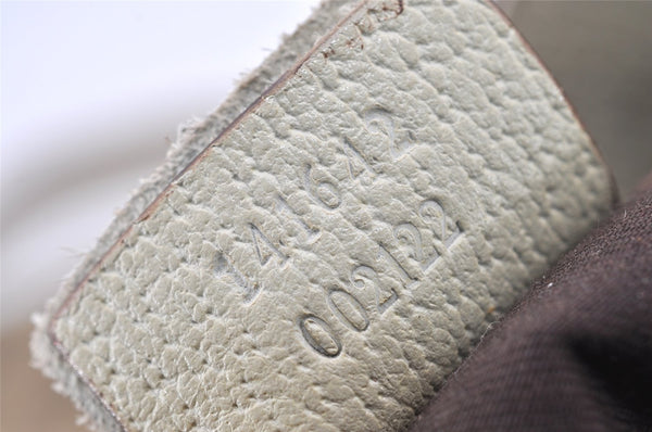 Authentic GUCCI Vintage Abbey Backpack GG Canvas Leather 141642 Brown 7454I