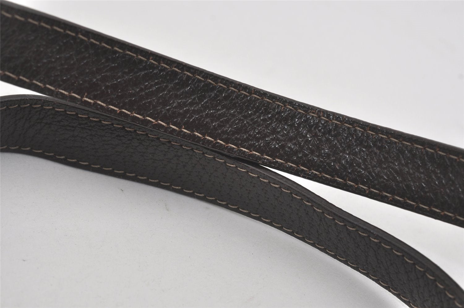 Authentic GUCCI Abbey Shoulder Tote Bag GG Canvas Leather 130736 Brown 7455I