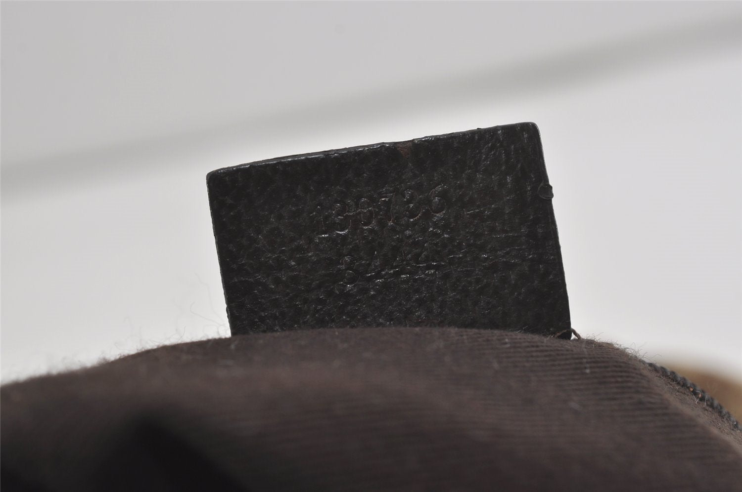 Authentic GUCCI Abbey Shoulder Tote Bag GG Canvas Leather 130736 Brown 7455I