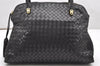 Authentic BOTTEGA VENETA Intrecciato Leather Shoulder Hand Bag Black Junk 7456K