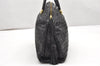 Authentic BOTTEGA VENETA Intrecciato Leather Shoulder Hand Bag Black Junk 7456K