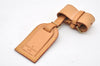 Authentic Louis Vuitton Name Tag Handle Holder Beige 10Set LV 7460K