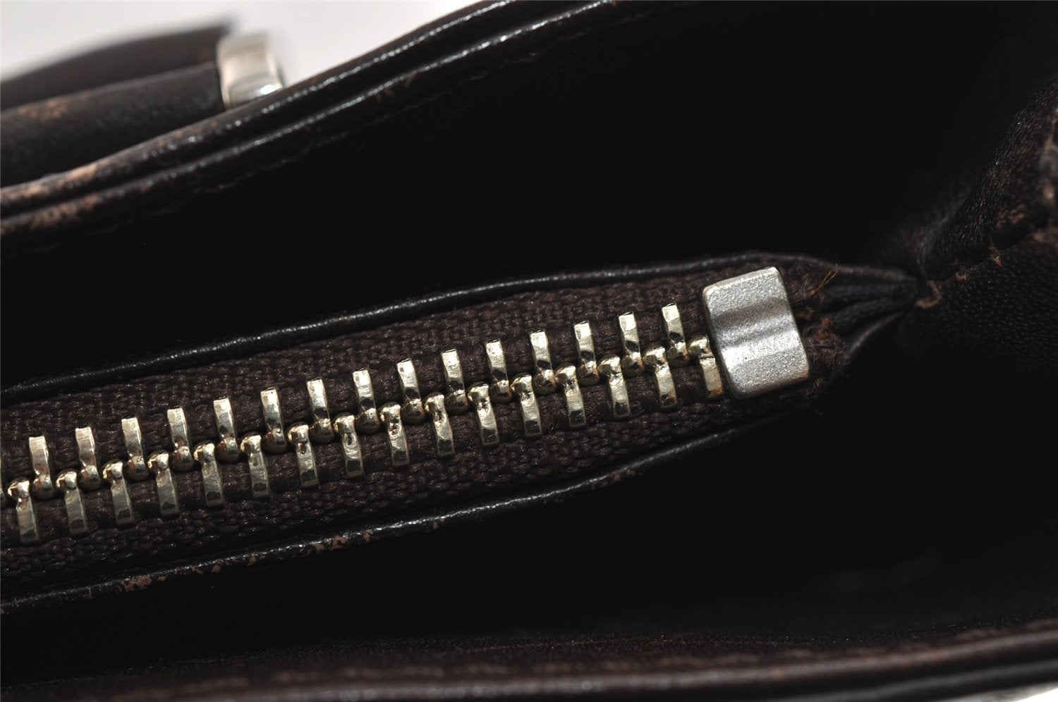 Authentic BURBERRY Vintage Nova Check Nylon Leather Hand Bag Purse Beige 7461I
