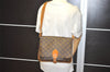 Authentic Louis Vuitton Monogram Cartouchiere GM Shoulder Bag Old Model 7463I