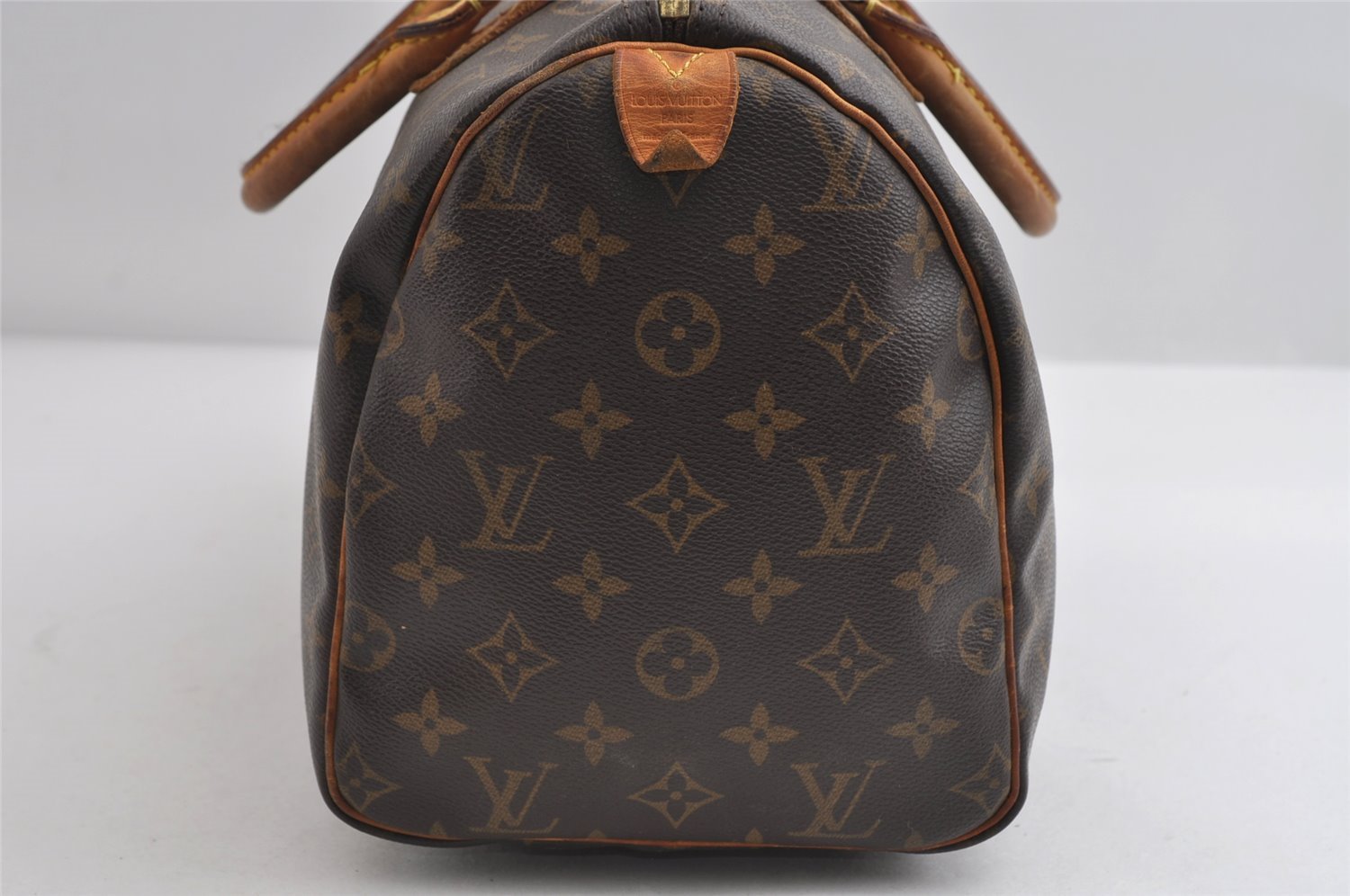 Authentic Louis Vuitton Monogram Speedy 30 Hand Boston Bag M41526 LV 7464I