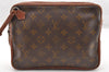 Authentic Louis Vuitton Monogram Pochette Sport Clutch Hand Bag Old Model 7465I