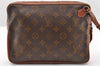 Authentic Louis Vuitton Monogram Pochette Sport Clutch Hand Bag Old Model 7465I
