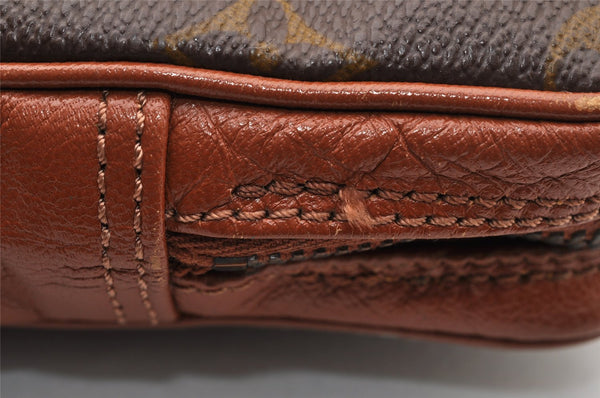 Authentic Louis Vuitton Monogram Pochette Sport Clutch Hand Bag Old Model 7465I