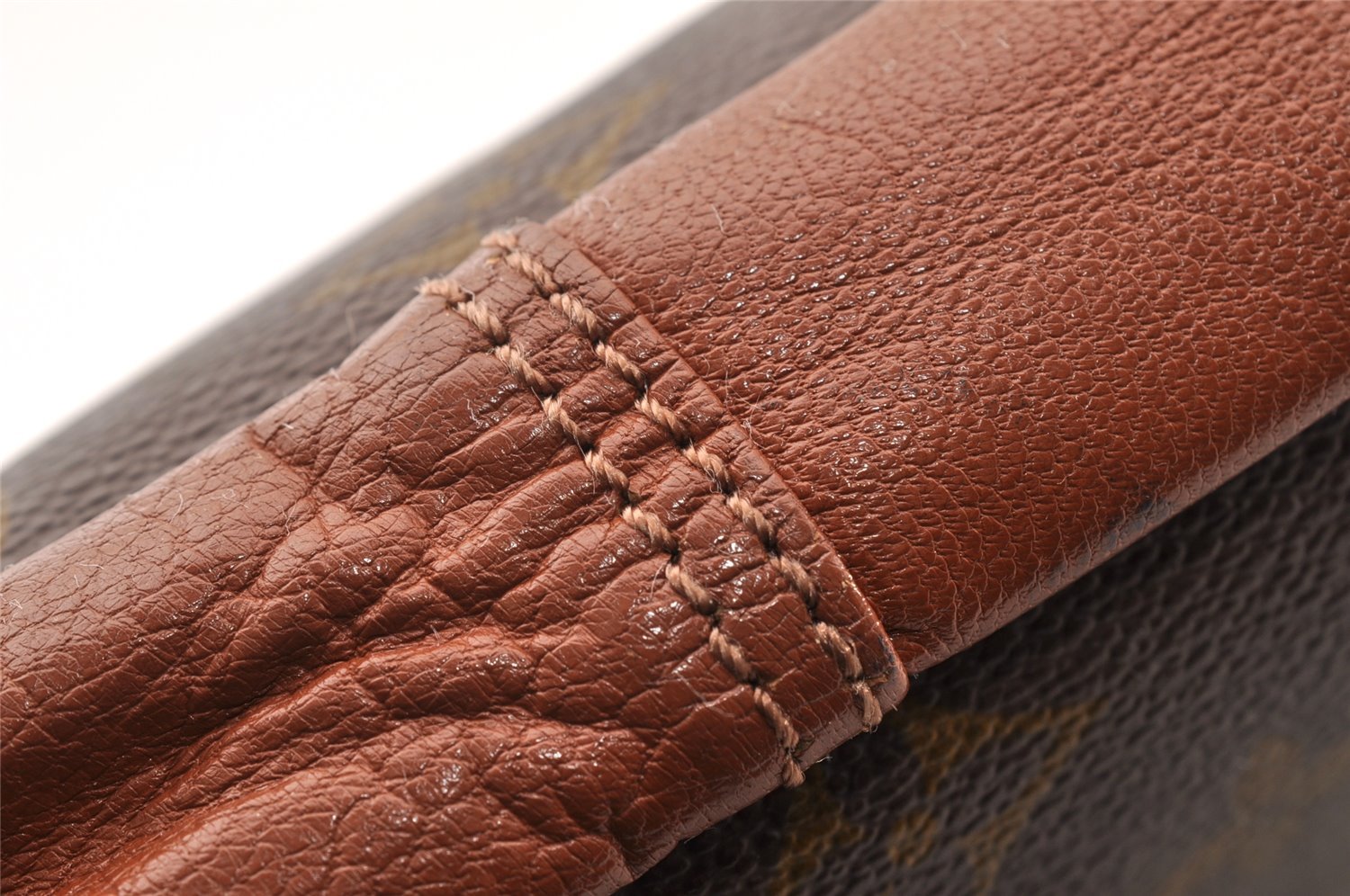 Authentic Louis Vuitton Monogram Pochette Sport Clutch Hand Bag Old Model 7465I