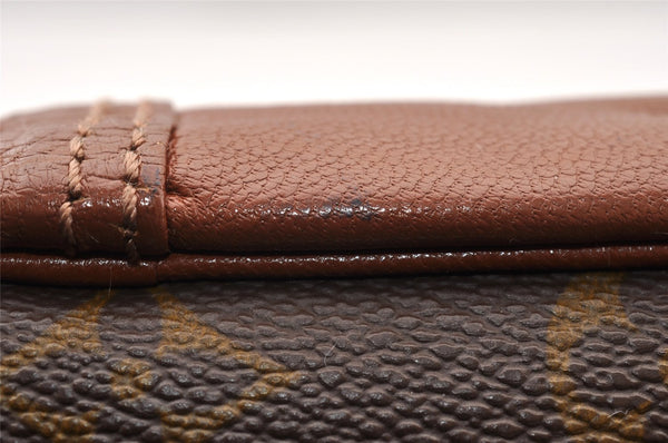 Authentic Louis Vuitton Monogram Pochette Sport Clutch Hand Bag Old Model 7465I