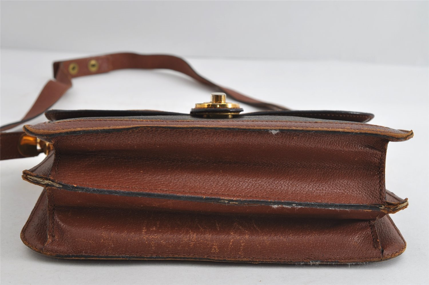 Authentic Louis Vuitton Monogram Sac Vendome Shoulder Cross Bag Old Model 7466I