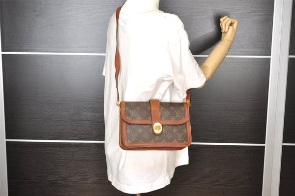 Authentic Louis Vuitton Monogram Sac Vendome Shoulder Cross Bag Old Model 7466I
