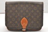 Authentic Louis Vuitton Monogram Cartouchiere GM Shoulder Bag Old Model 7466K