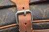 Authentic Louis Vuitton Monogram Cartouchiere GM Shoulder Bag Old Model 7466K