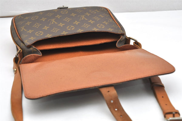 Authentic Louis Vuitton Monogram Cartouchiere GM Shoulder Bag Old Model 7466K