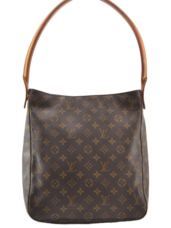 Authentic Louis Vuitton Monogram Looping GM Shoulder Bag M51145 LV 7467I
