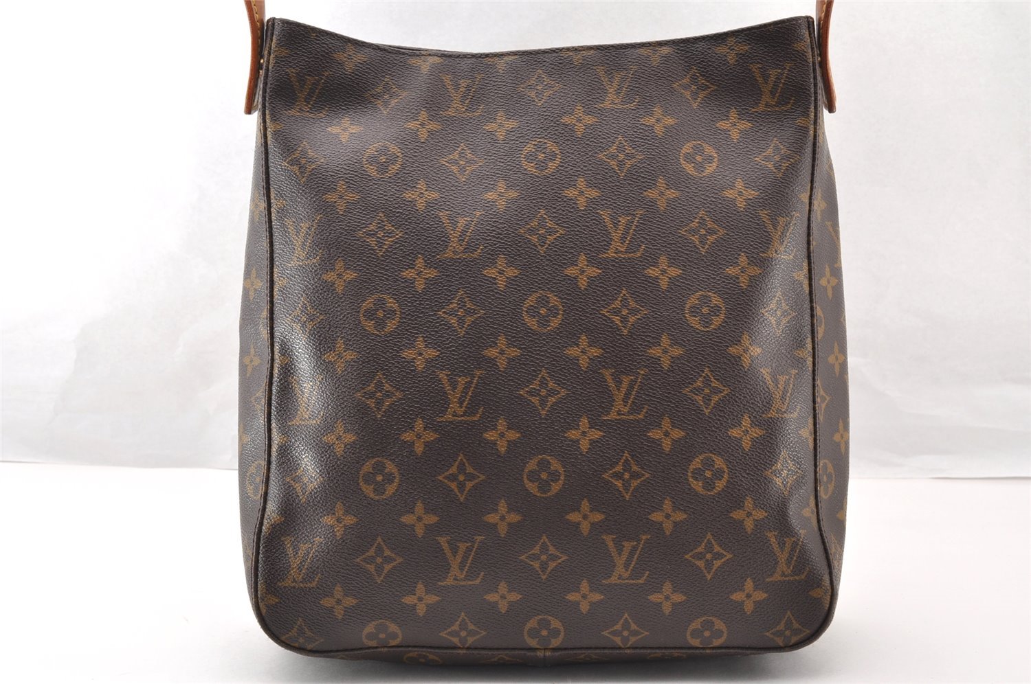 Authentic Louis Vuitton Monogram Looping GM Shoulder Bag M51145 LV 7467I