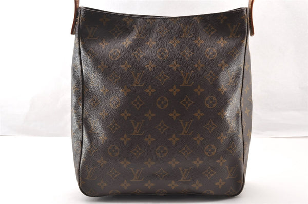 Authentic Louis Vuitton Monogram Looping GM Shoulder Bag M51145 LV 7467I
